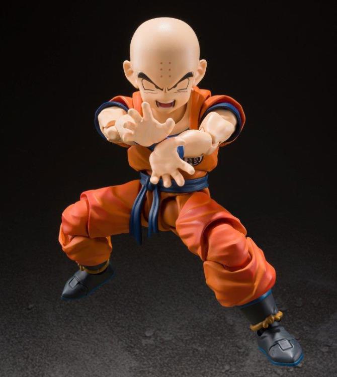 S.H. Figuarts Dragon Ball Z Krillin Earth's Strongest Man (Reissue) Action Figure