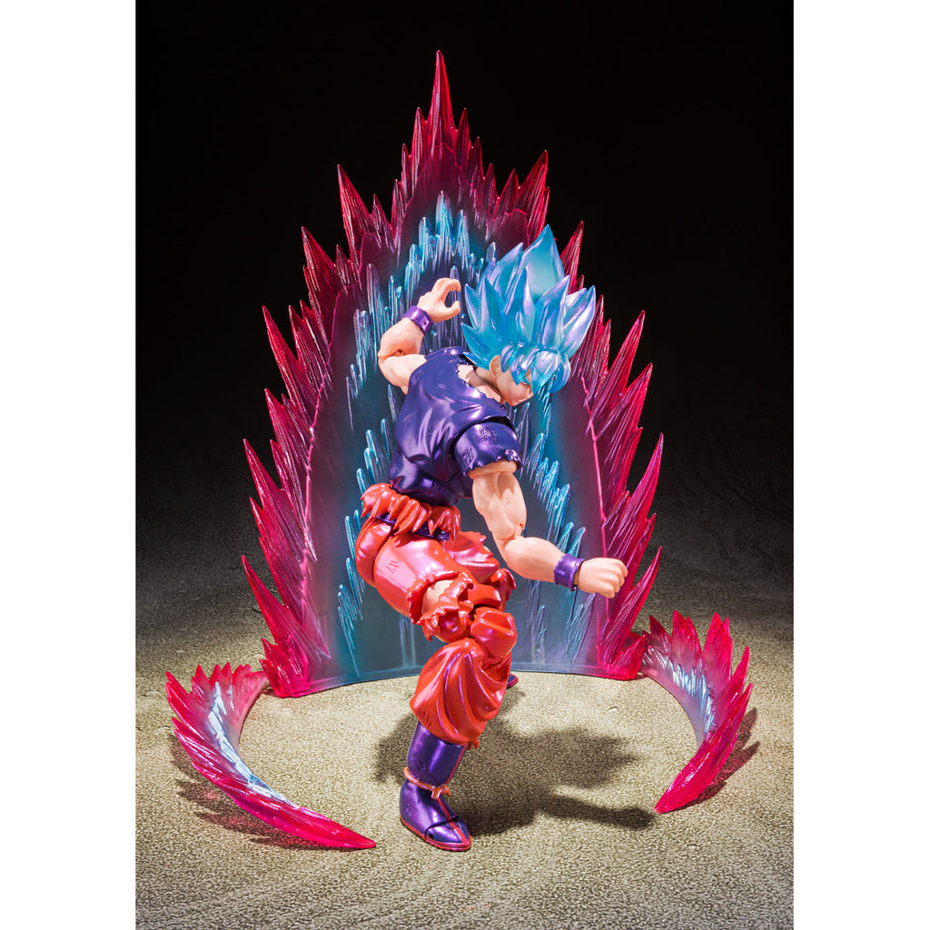 S.H. Figuarts Dragon Ball Super Saiyan God Super Saiyan Son Goku Kaio-Ken Event Exclusive Color Edition Action Figure