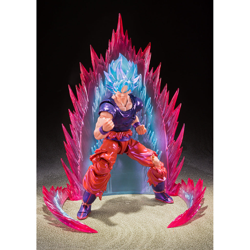 S.H. Figuarts Dragon Ball Super Saiyan God Super Saiyan Son Goku Kaio-Ken Event Exclusive Color Edition Action Figure