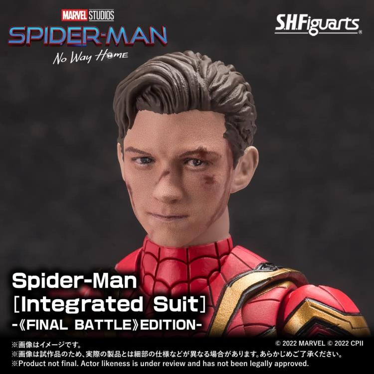 S.H. Figuarts Spiderman: No Way Home Spider-man Integrated Suit Final Battle Action Figure