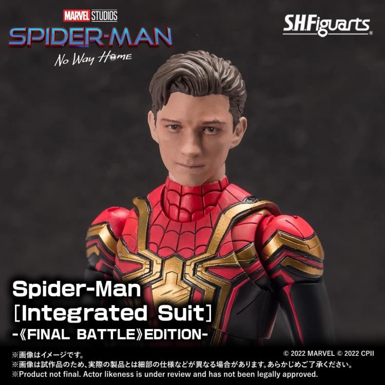 S.H. Figuarts Spiderman: No Way Home Spider-man Integrated Suit Final Battle Action Figure