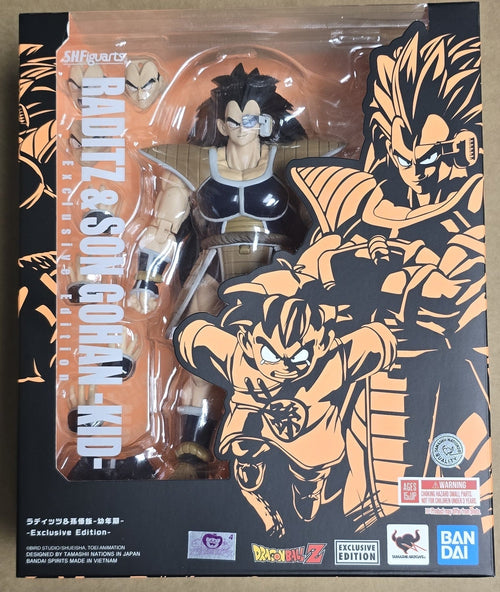 *Open Box* S.H. Figuarts Dragon Ball Z Raditz Exclusive Edition (No Gohan) Action Figure