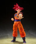 S.H. Figuarts Dragon Ball Super Saiyan God Goku (Saiyan God Instilled With the Light of Righteous Hearts) Action Figure