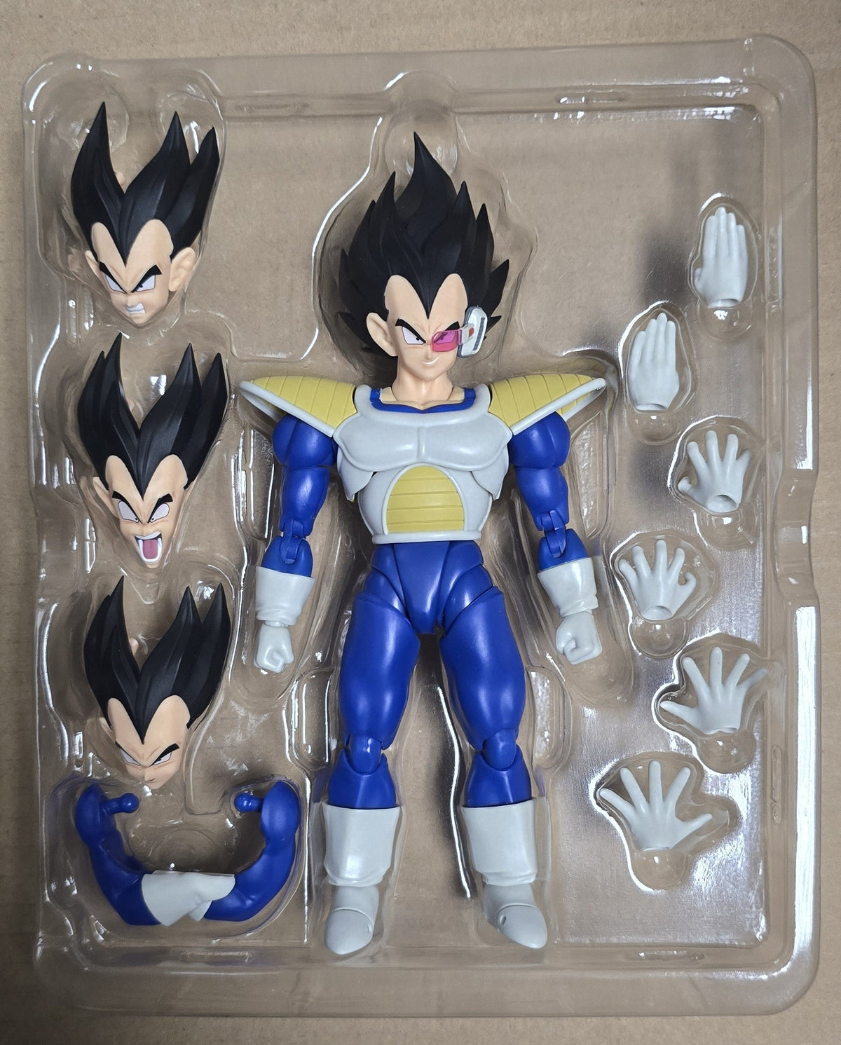 *Open Box* S.H. Figuarts Dragon Ball Z Vegeta 24000 Power Level Action Figure