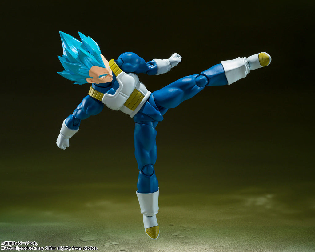 S.H. Figuarts Dragon Ball Super Saiyan God Super Saiyan Vegeta (Unwavering Saiyan Pride) Action Figure
