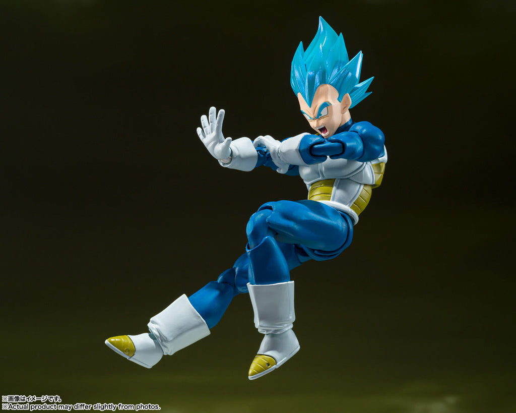S.H. Figuarts Dragon Ball Super Saiyan God Super Saiyan Vegeta (Unwavering Saiyan Pride) Action Figure