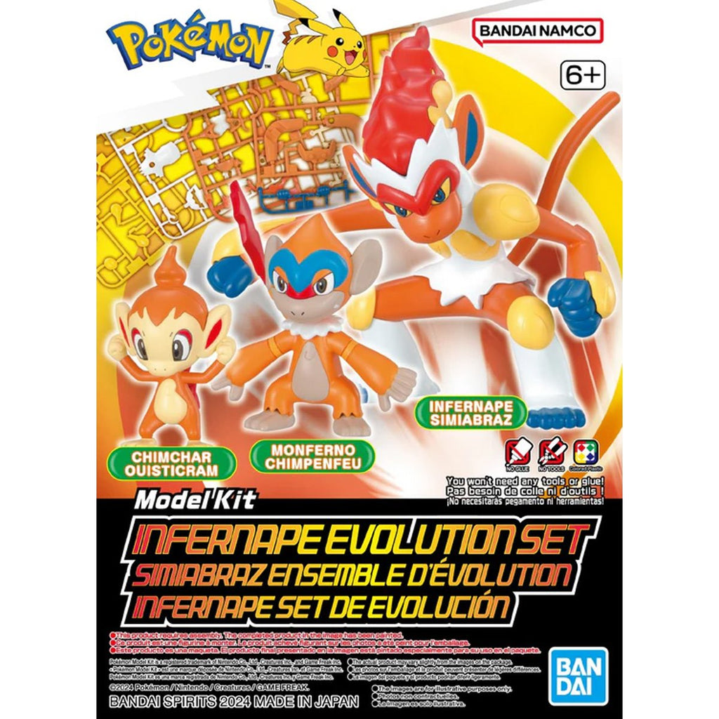 Bandai Pokemon Infernape Evolution Set Model Kit