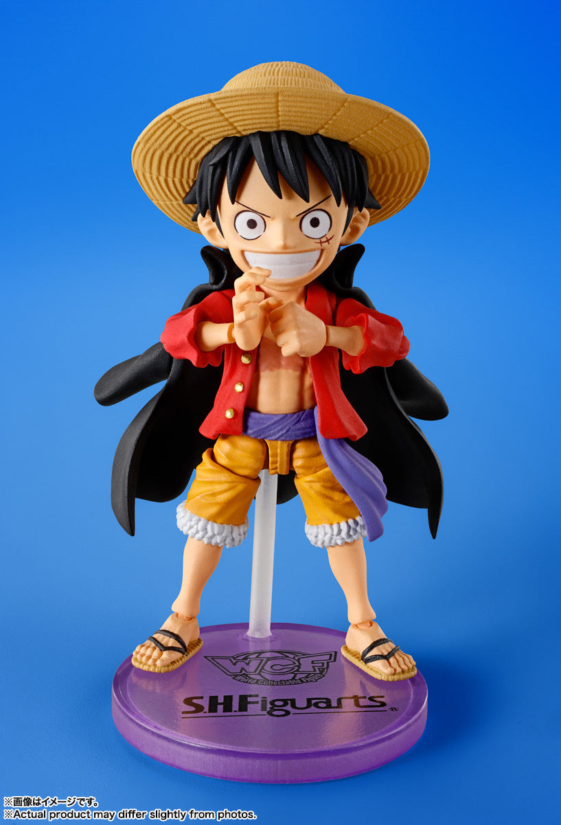 S.H. Figuarts X World Collectible Figure One Piece Monkey D. Luffy Action Figure