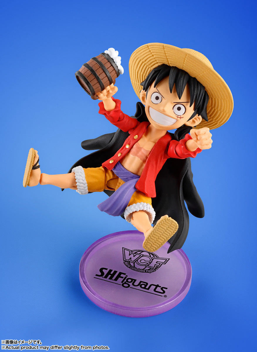 S.H. Figuarts X World Collectible Figure One Piece Monkey D. Luffy Action Figure
