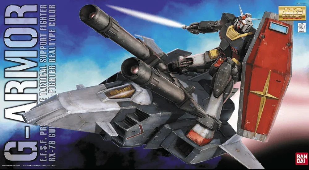 Gundam 1/100 MG MSV G-Armor (RX-78 Gundam + G-Fighter Real Type Color Model Kit