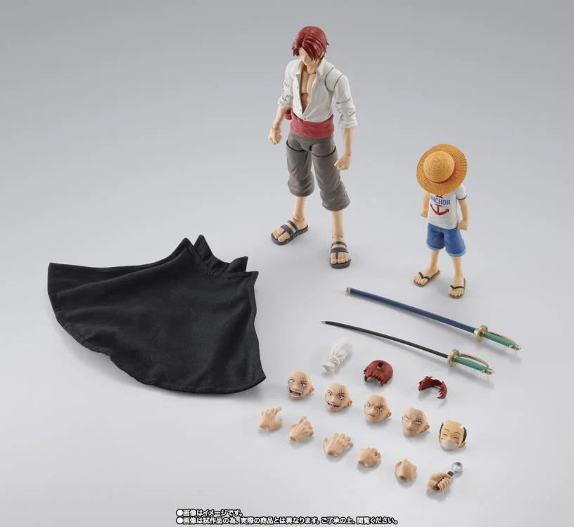 S.H. Figuarts One Piece Shanks and Monkey D. Luffy (Childhood) Action Figure