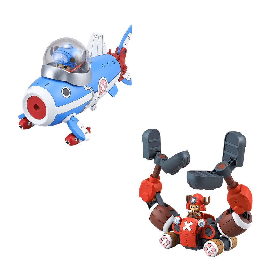 Bandai One Piece Chopper Robot 03 Chopper Submarine & 05 Chopper Crane Set of 2 Model Kit