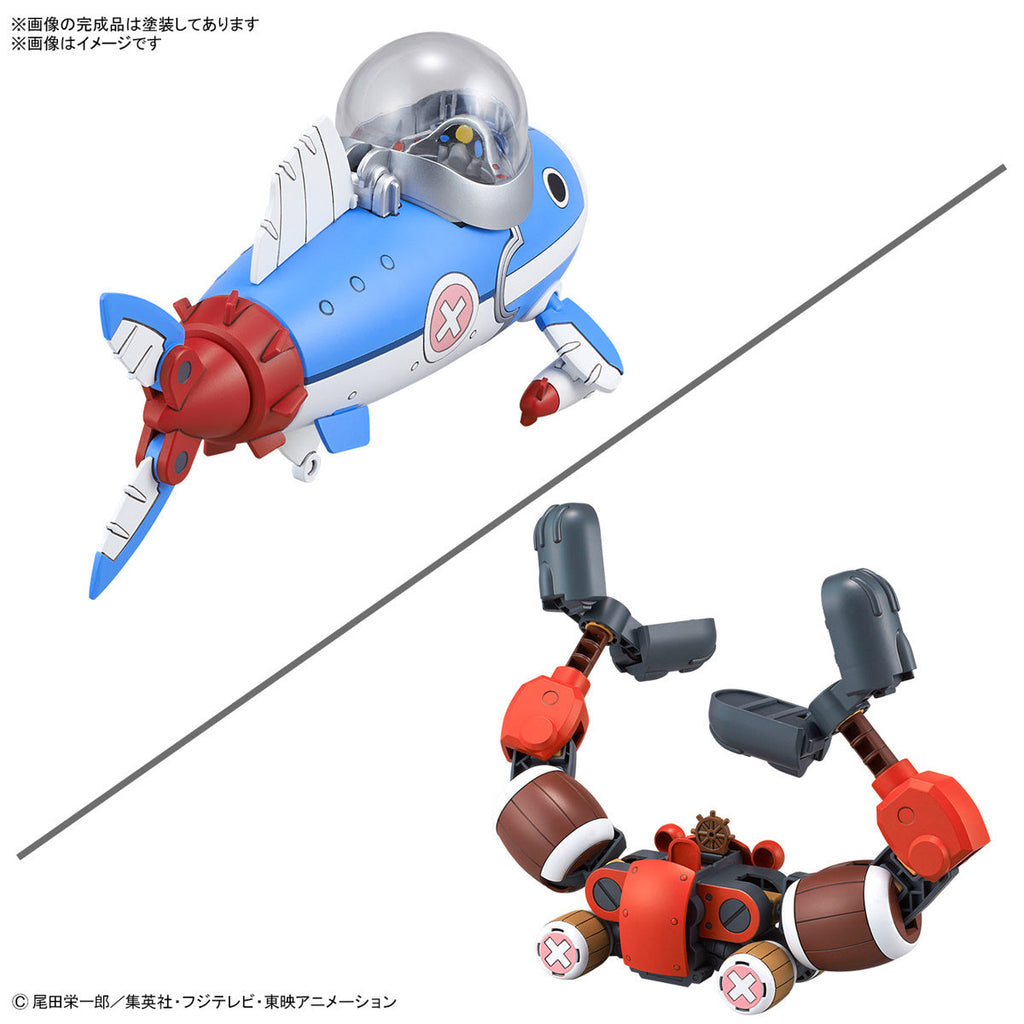 Bandai One Piece Chopper Robot 03 Chopper Submarine & 05 Chopper Crane Set of 2 Model Kit