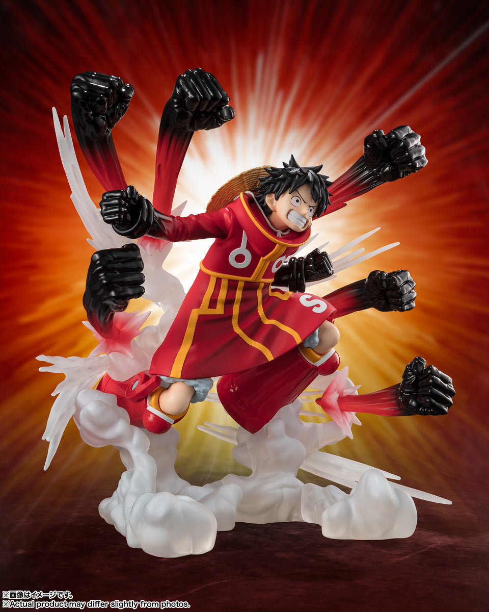 Figuarts Zero Extra Battle One Piece Monkey D. Luffy (Gum Gum Hawk Gatling) Statue