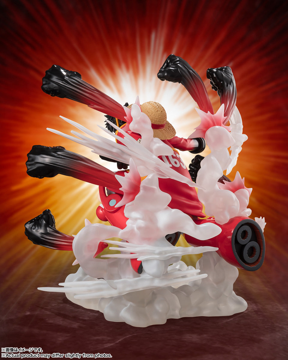 Figuarts Zero Extra Battle One Piece Monkey D. Luffy (Gum Gum Hawk Gatling) Statue