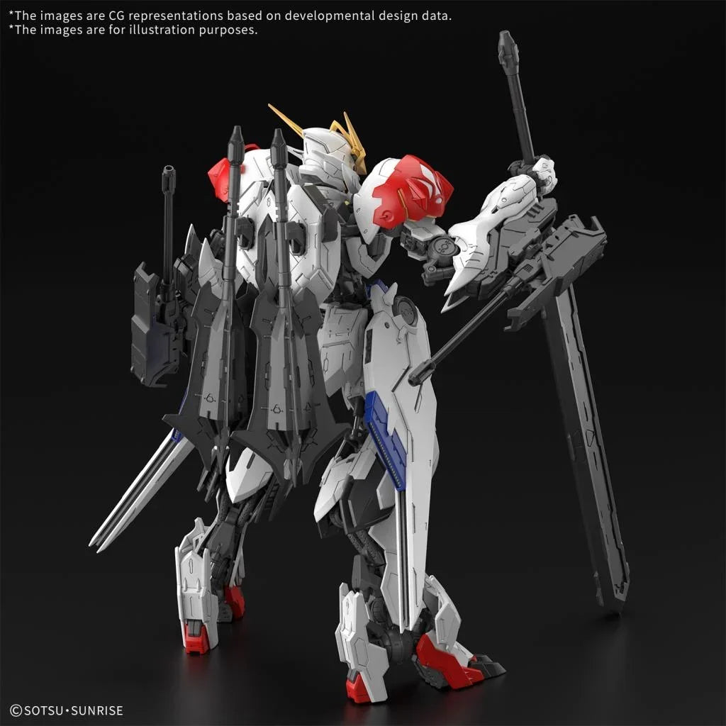 Gundam 1/100 MG IBO ASW-G-08 Gundam Barbatos Lupus Iron Blooded Orphans Model Kit