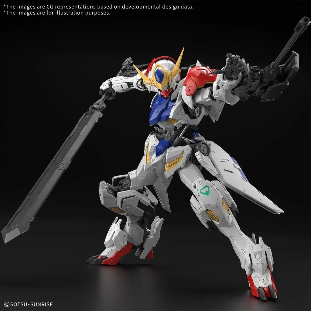 Gundam 1/100 MG IBO ASW-G-08 Gundam Barbatos Lupus Iron Blooded Orphans Model Kit