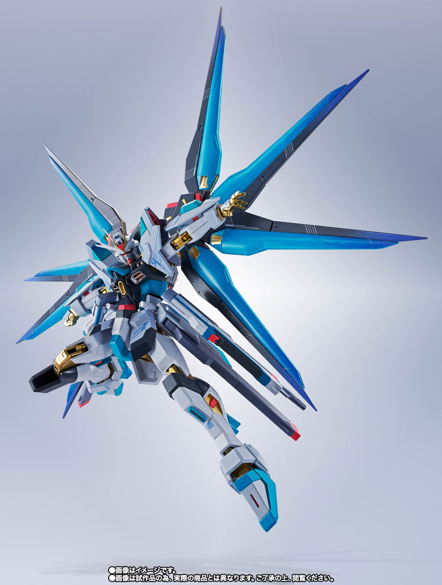 Bandai Metal Robot Spirits Strike Freedom Gundam Type II (Hatsune Miku Ver.) Action Figure