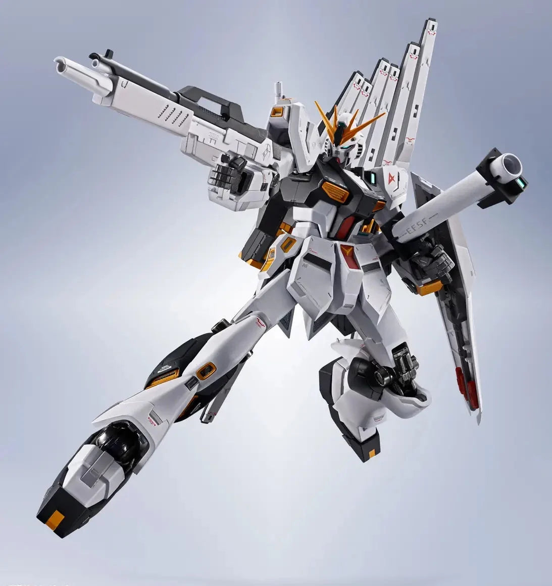 Bandai Metal Robot Spirits Gundam Char's Counterattack v Nu Gundam SIDE MS (Reissue) Action Figure