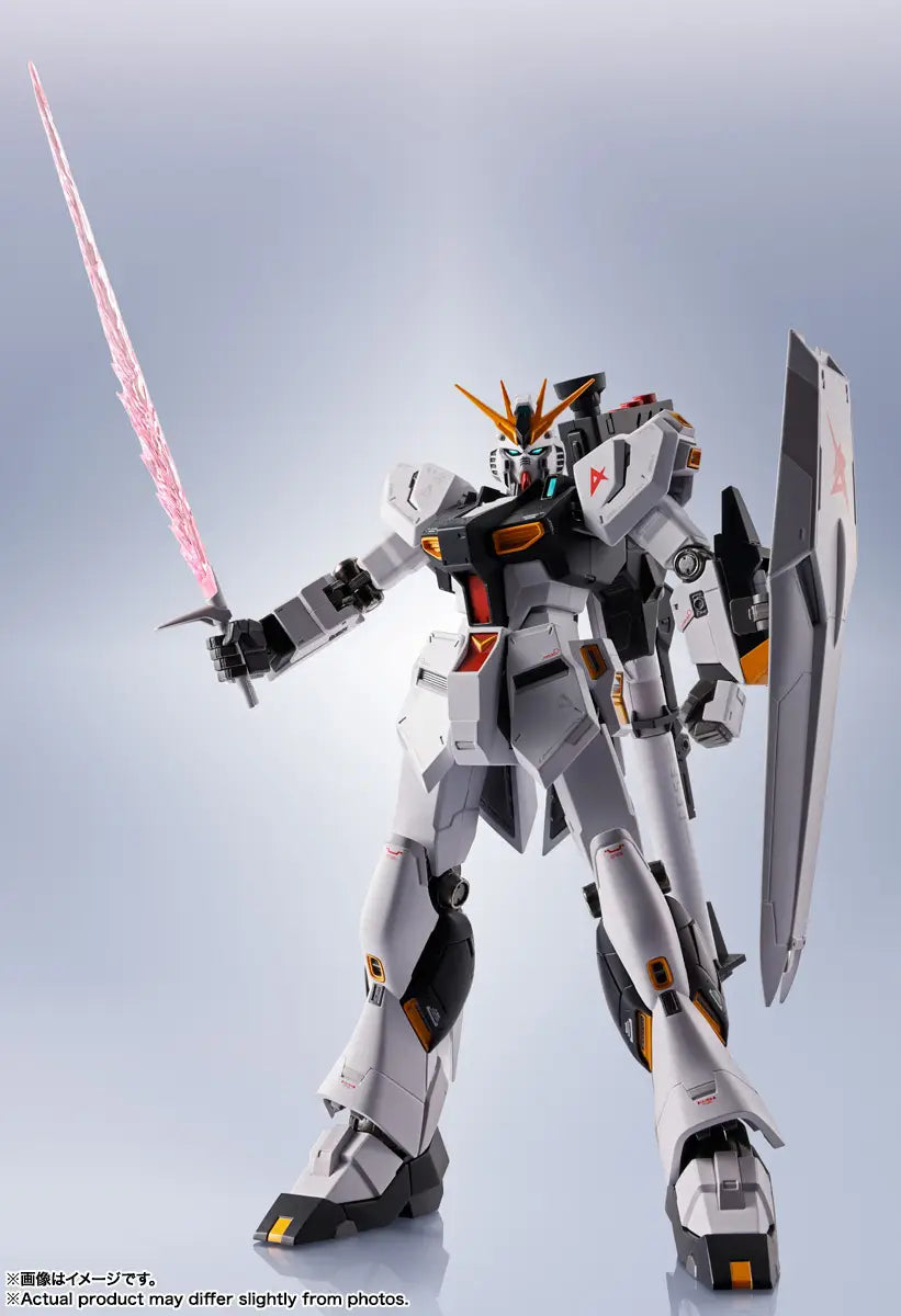 Bandai Metal Robot Spirits Gundam Char's Counterattack v Nu Gundam SIDE MS (Reissue) Action Figure