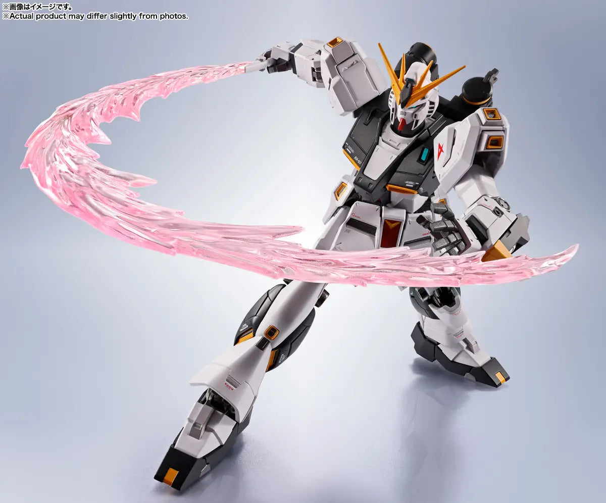 Bandai Metal Robot Spirits Gundam Char's Counterattack v Nu Gundam SIDE MS (Reissue) Action Figure
