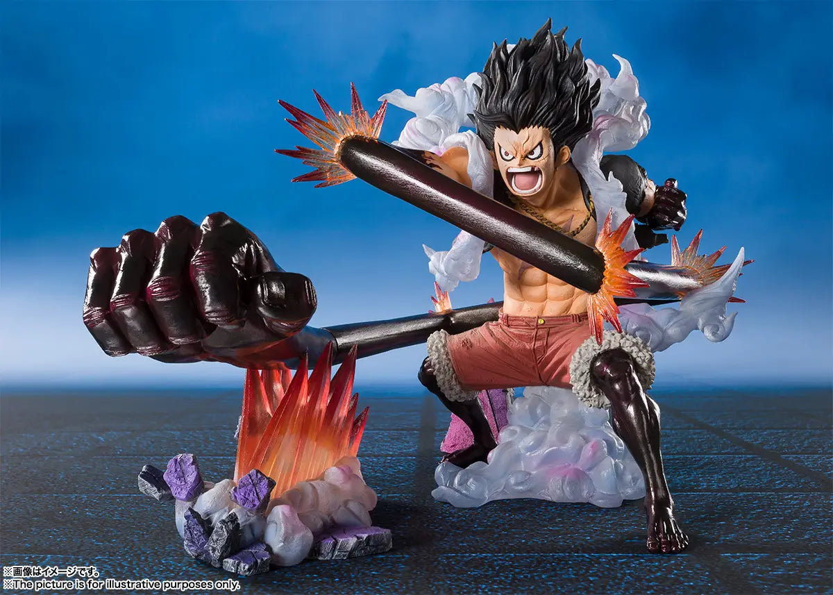 Figuarts Zero Extra Battle One Piece Monkey D. Luffy Gear 4 Snake Man King Cobra (Reissue) Statue Preorder
