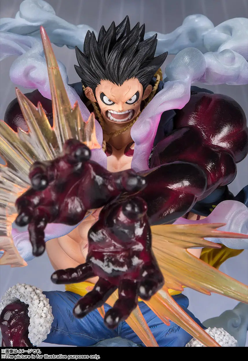 Figuarts Zero Extra Battle One Piece Monkey D. Luffy Gear 4 (Leo Bazooka) Statue