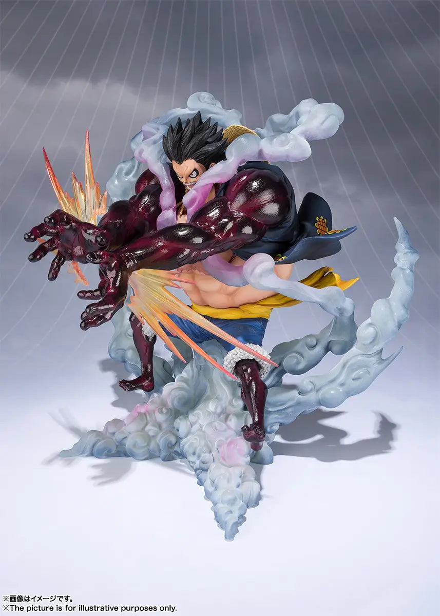 Figuarts Zero Extra Battle One Piece Monkey D. Luffy Gear 4 (Leo Bazooka) Statue