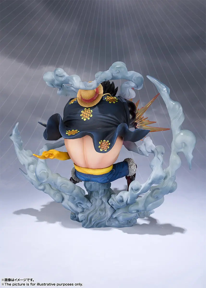 Figuarts Zero Extra Battle One Piece Monkey D. Luffy Gear 4 (Leo Bazooka) Statue