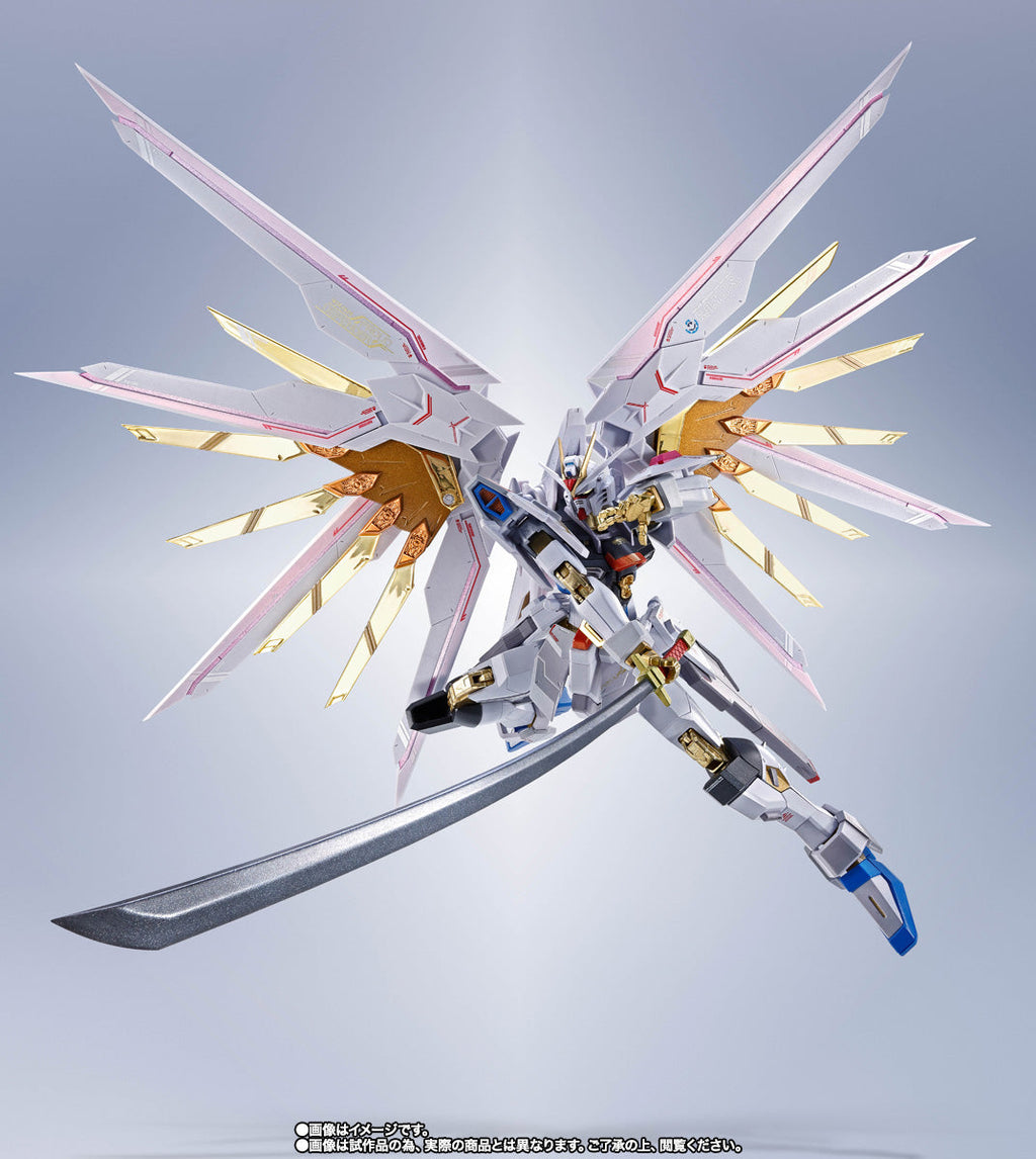 Bandai Metal Robot Spirits Mighty Strike Freedom Gundam (Final Battle Ver.) Action Figure