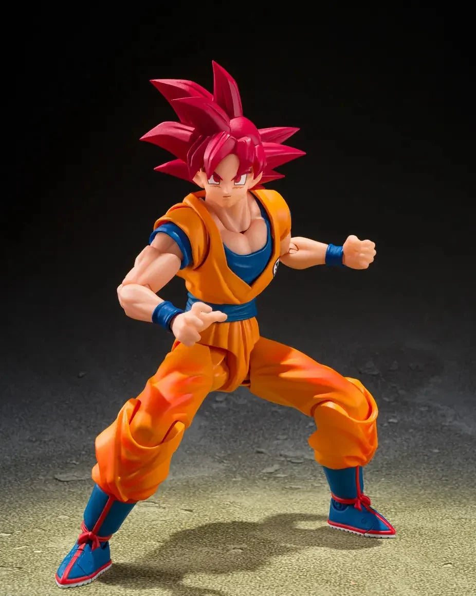 S.H. Figuarts Dragon Ball Super Saiyan God Son Goku -God Aura- Action Figure