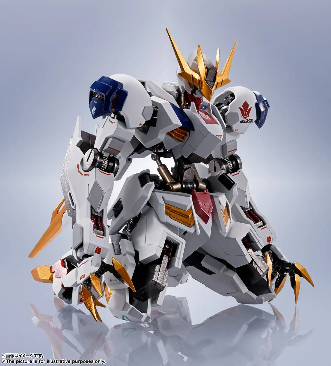 Bandai Metal Robot Spirits Gundam Iron-Blooded Orphans IBO Barbatos Lupus Rex (Reissue) Action Figure