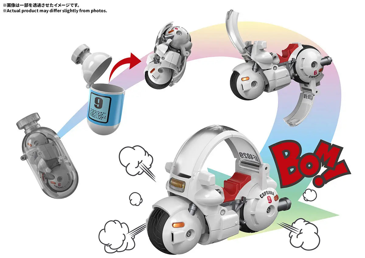 Bandai ChangeArts Dragon Ball Hoipoi Capsule No.9 Bulma's Motorcycle Figure