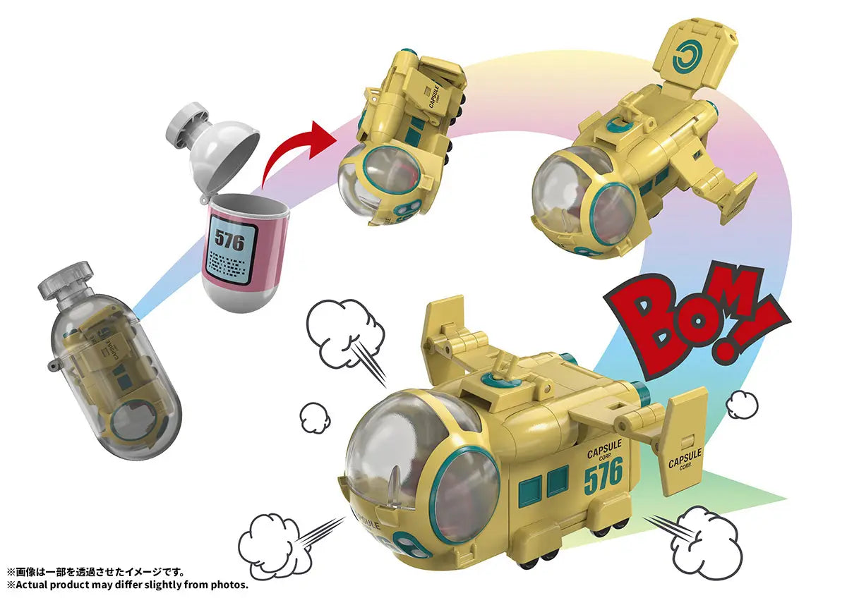 Bandai ChangeArts Dragon Ball Z Hoipoi Capsule No.576 Bulma's Airplane Figure