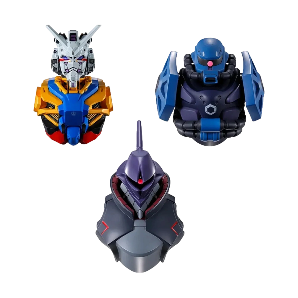 Bandai Ichibansho Zakka Gundam MS Head Magnet GQuuuuuuX Box of 4 Figure