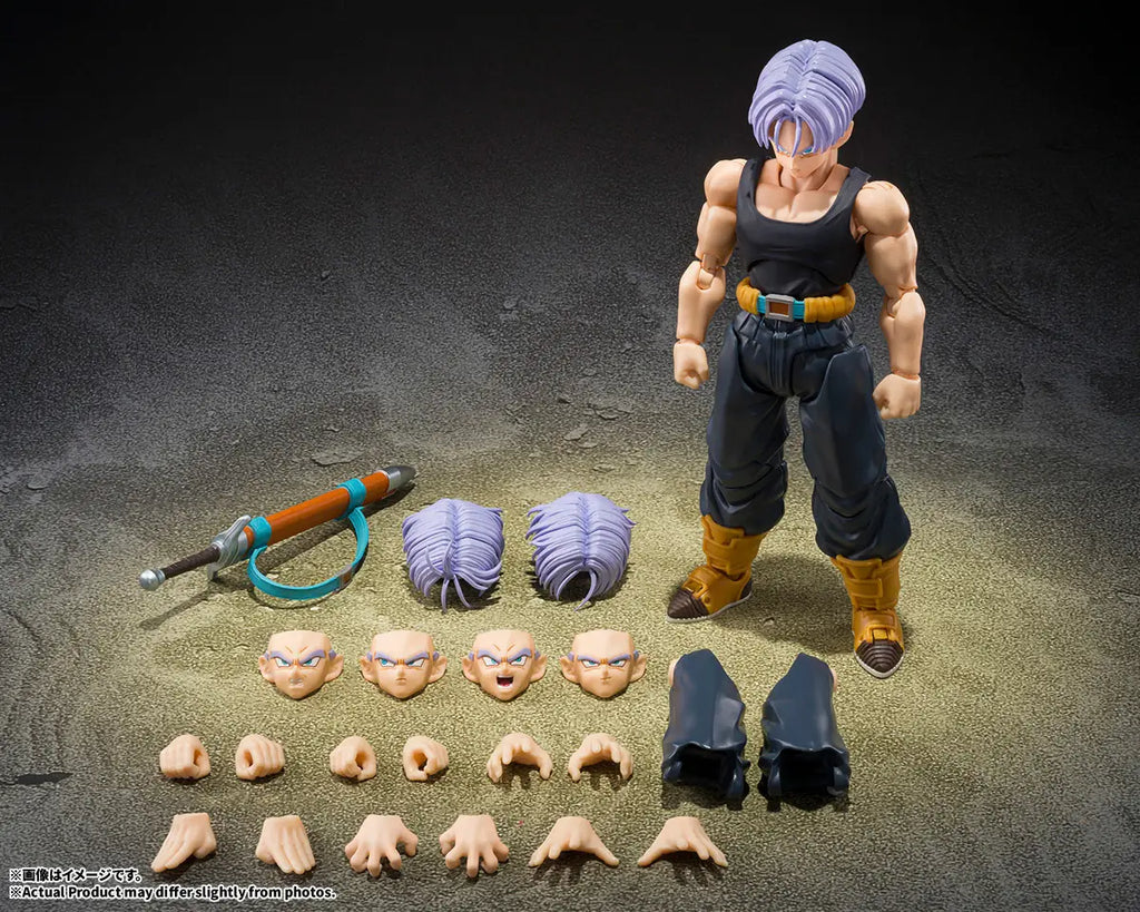 S.H. Figuarts Dragon Ball Z Trunks (Z-FIGHTERS Group Base Ver. B Limited Edition) Action Figure