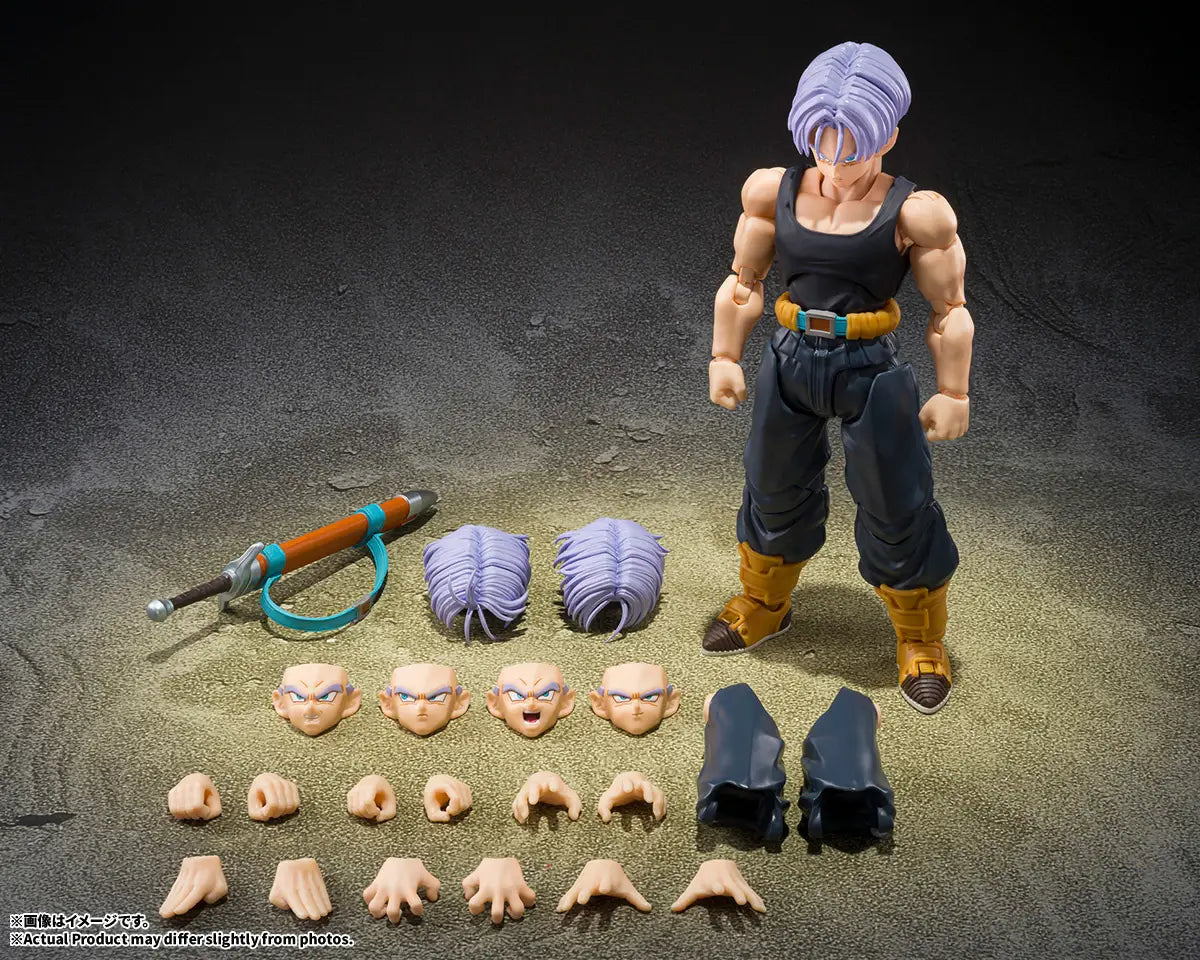 S.H. Figuarts Dragon Ball Z Trunks (Z-FIGHTERS Group Base Ver. B Limited Edition) Action Figure