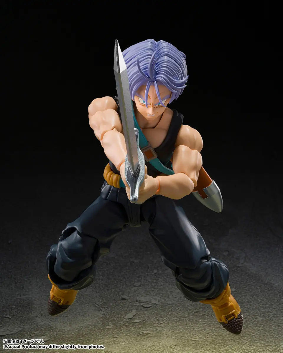 S.H. Figuarts Dragon Ball Z Trunks (Z-FIGHTERS Group Base Ver. B Limited Edition) Action Figure
