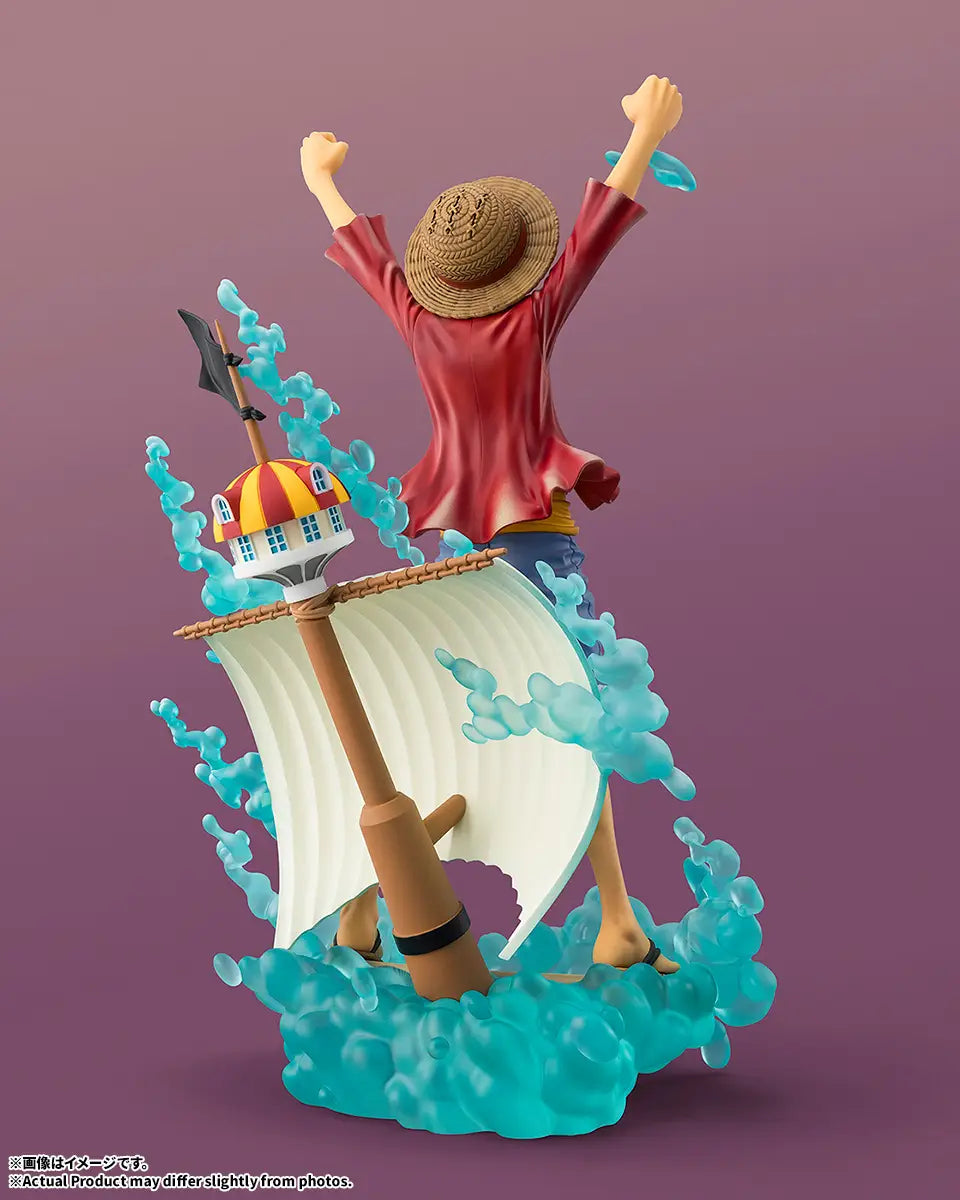 Figuarts Zero STARTune One Piece Monkey D. Luffy -Setting Out For The New World- Statue