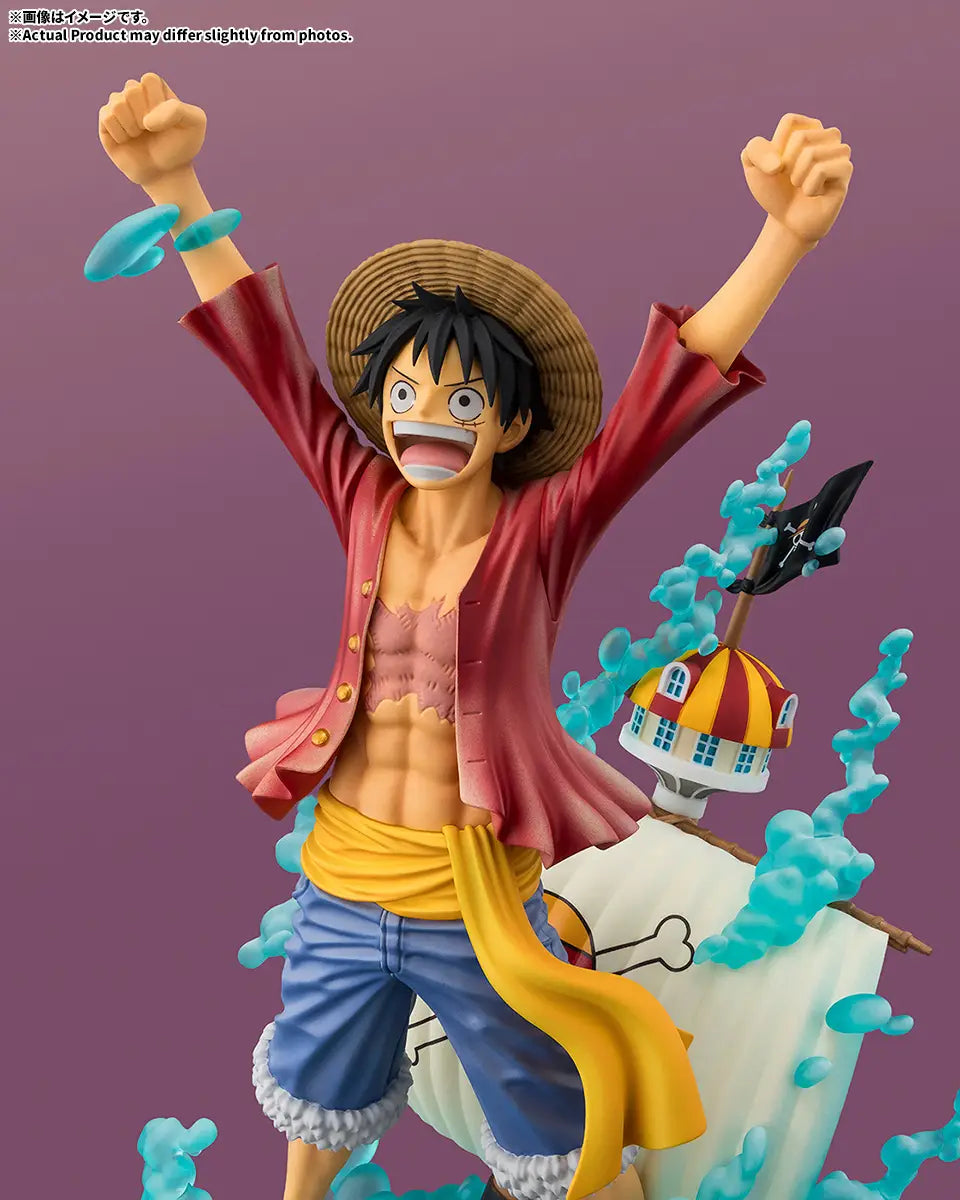 Figuarts Zero STARTune One Piece Monkey D. Luffy -Setting Out For The New World- Statue