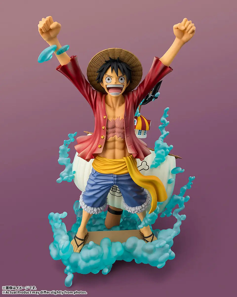 Figuarts Zero STARTune One Piece Monkey D. Luffy -Setting Out For The New World- Statue