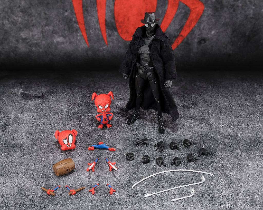 S.H. Figuarts Spider-Man: Across the Spider-Verse Spider-Man Noir and Spider-Ham Action Figure
