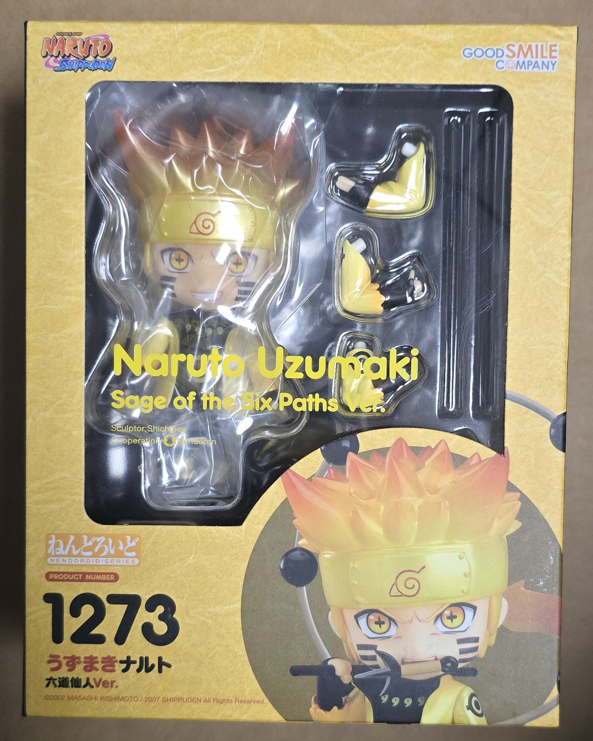 *Shelfwear* Nendoroid #1273 Naruto Uzumaki (Sage of the Six Paths Ver.) Naruto Shippuden