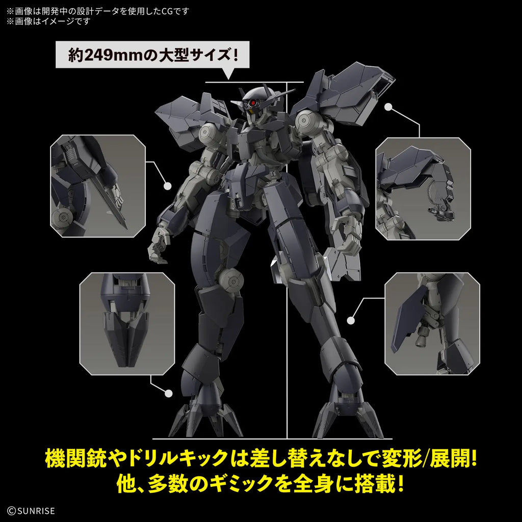 Gundam 1/100 Full Mechanics Iron-Blooded Orphans EB-AX2 Graze Ein Model Kit