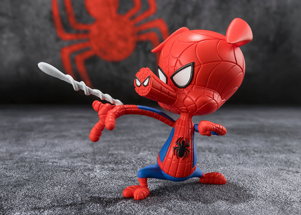 S.H. Figuarts Spider-Man: Across the Spider-Verse Spider-Man Noir and Spider-Ham Action Figure