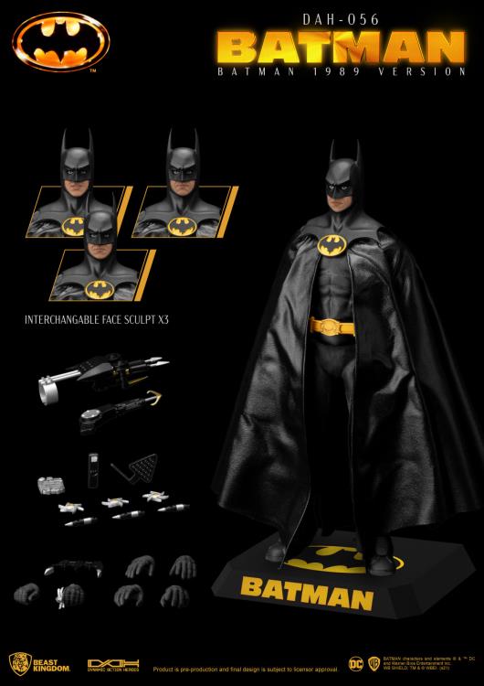 Beast Kingdom Dynamic 8ction Heroes 1/9 DC Comics Batman 1989 Batman Scale Figure DAH-056