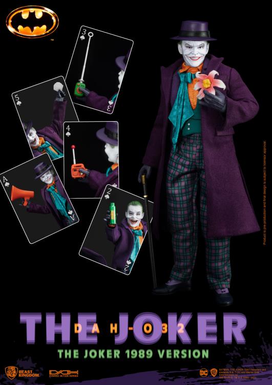 Beast Kingdom Dynamic 8ction Heroes 1/9 DC Comics Batman 1989 The Joker Scale Figure DAH-032
