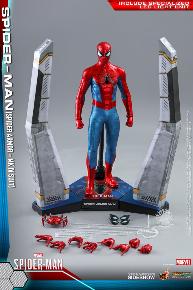 Hot Toys 1/6 Marvel’s Spider-Man Game Spider Man (Spider Armor - MK IV Suit) Sixth Scale Figure VGM43