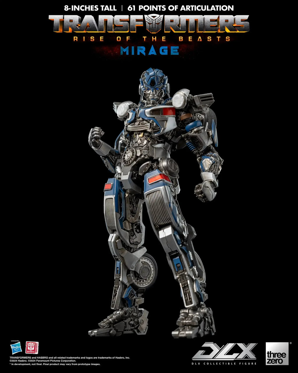 ThreeZero Transformers: Rise of the Beasts Mirage DLX Action Figure
