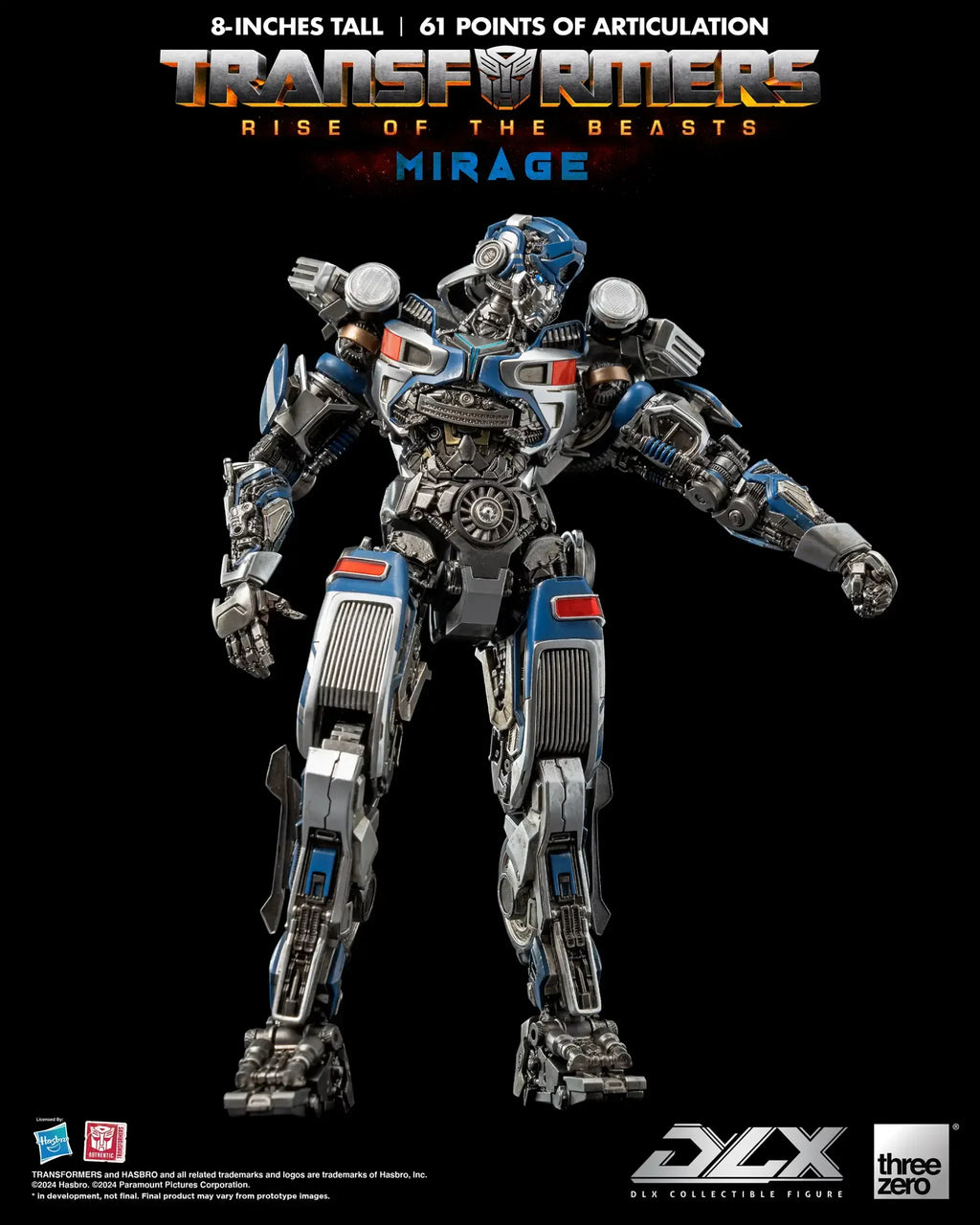 ThreeZero Transformers: Rise of the Beasts Mirage DLX Action Figure